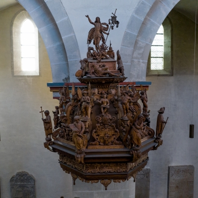 Klosterkirche Riddagshausen - Kanzeloberteil mit altem Testament